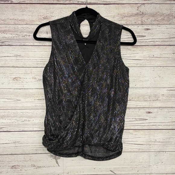 Grace Karin Tops - Grace Karin Charcoal Grey Clubbing Top Large